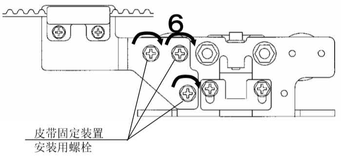 單開(kāi)自動(dòng)門皮帶安裝